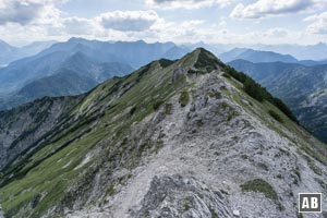 Unterwegs am Südwestgrat