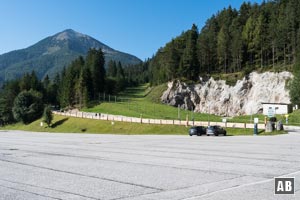 Ausgangspunkt: Der Großparkplatz am Christlumlift in Achenkirch (945 m)