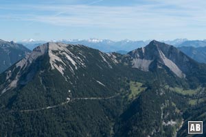 ...ferner auf Seekarspitze und Seebergspitze (von links nach rechts)