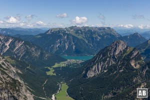 Aussicht auf den Achensee und das Rofangebirge