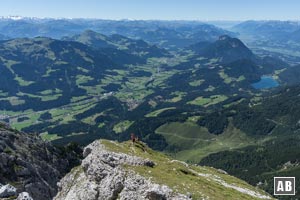 Aussicht aus der Westflanke ins Söllerland