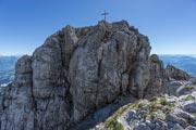 Der nur äußerst schwierig zu erreichende Gipfel des Tuxeck