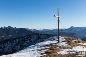 Aussicht vom Gipfel des Kratzers - nur ein Vorgeschmack auf das Bergpanorama vom Hirschberg