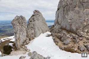 Impressionen aus den Kaisersälen: Der Balkon vor der Schlüsselstelle