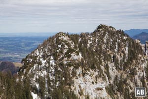 Aussicht von der Steinlingalm auf die Gedererwand