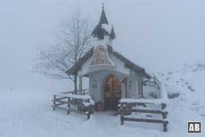 Eine Kapelle an der Rietzaualm