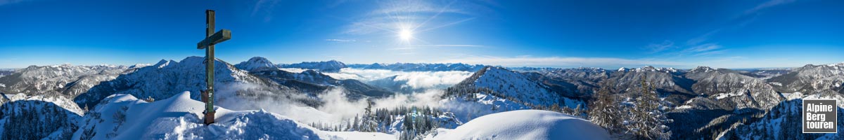 Panorama vom Gipfel des Schildenstein