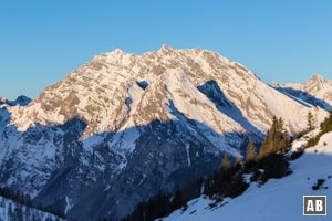 Aussicht vom Stahlhaus in die Watzmann-Ostwand