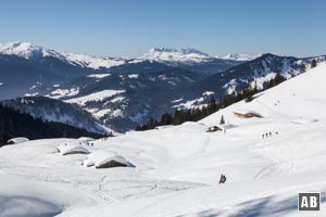Rückblick auf die Hochalm