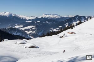 Rückblick auf die Hochalm