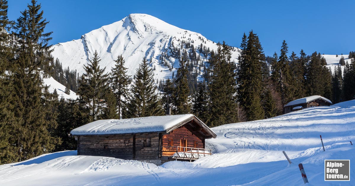 Das Sonntagshorn hinter der Gschwendteralm