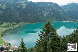 ...und interessanten Tiefblick auf den Haldensee