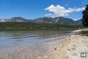 Impressionen von der Eibsee-Umrundung.