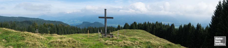 Panorama vom Gipfel des Gaisberg