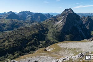 Blick zum Großen Widderstein