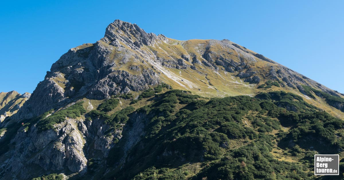 Der Gipfel des Geißhorn (Kleinwalsertal)