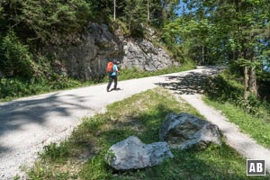 An der Gotztalalm beginnt der Höhenaufstieg zur Gotzenalm