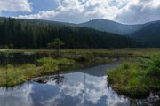 Der Große Arber gesehen vom Kleinen Arbersee