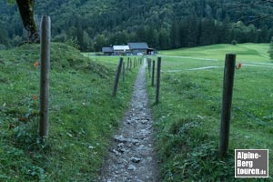 Zuletzt schnurgerade hinab ins Trettachtal