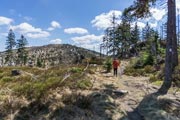 Auf dem Weg vom Heugstatt zum Enzian (im Hintergrund)