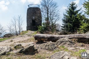 Ein Besuch auf dem steinernen Aussichtsturm darf natürlich nicht fehlen