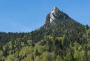 Gipfelaufbau des Leonhardsteins - Aufstieg von rechts