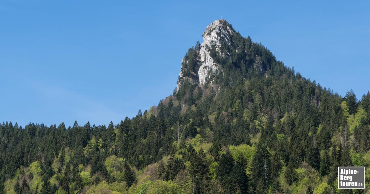 Gipfelaufbau des Leonhardsteins - Aufstieg von rechts