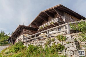 Das Lusenschutzhaus - wenige Meter unterhalb des Gipfels