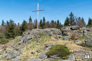 ...auf das Dach des Mühlriegels empor