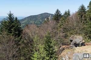 Aussicht vom Mühlriegel auf den Großen Riedelstein