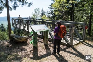 Auf dem Rückweg nehmen wir noch den Skywalk mit