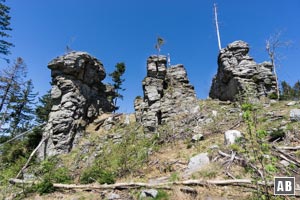 Der Ödriegel - die Drei Zinnen des Bayerwald