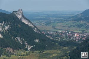 Und auch der hoch über Oberammergau gelegene Kofel kann sich gut in Szene setzen