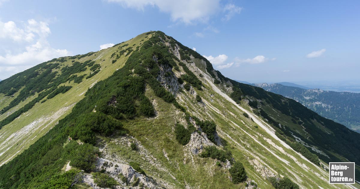 Der Gipfelaufbau der Notkarspitze