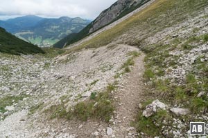 Bereits im Abstieg zur Stuiben-Sennalpe