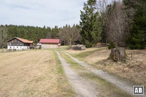 Rechtsseitig an dem Haus vorbei (Beschilderung),...