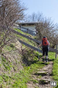 Rechts am Spitzsteinhaus vorbei...