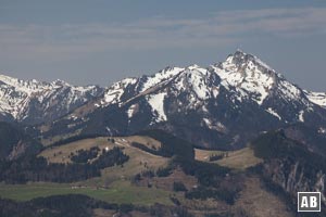 Die Nachbarschaft: Der Wendelstein.