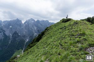 Rückblick auf den Feldberg-Gipfel