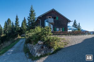 Station auf der Teufelstättkopf-Wanderung: das August-Schuster-Haus