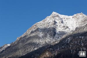 Aussicht vom Wank auf den gegenüberliegenden Kramer.