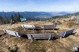 Wanderung Zwercheck Osser: Das Naturkino - wenige Schritte vom bayerischen Zwercheck-Gipfel entfernt.