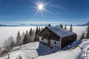 Die aussichtsreich gelegene Zwieselalm