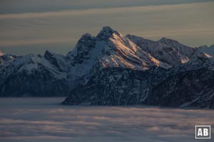 Der imposante Hochkalter - gesehen vom Zwiesel